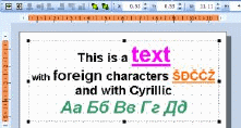 Text formatting