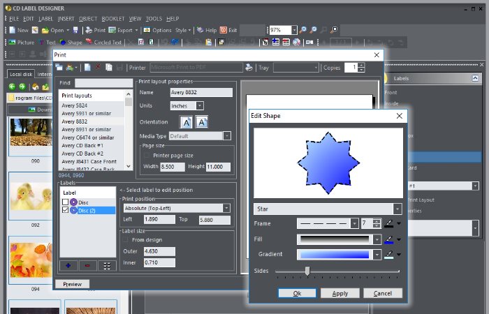 Cd Dvd Label Maker Software For Windows Cd Label Designer